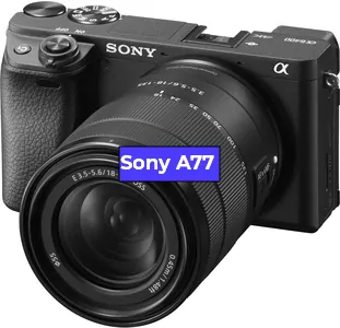 Ремонт фотоаппарата Sony A77 в Казане